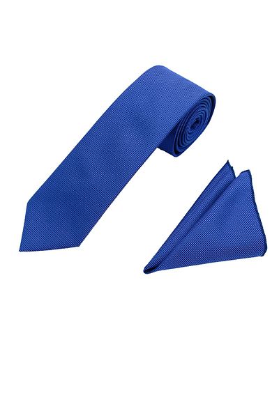 Brianze Blue Tie Handkerchief Set