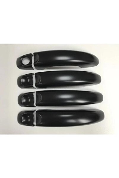 OLED GARAJ غطاء مقبض الباب متوافق مع فولكس فاجن أماروك 2010-2020 - أسود