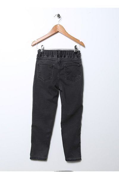 Funky Rocks Elastic Waist Elastic Leg Anthracite Boy's Trousers Tm-200
