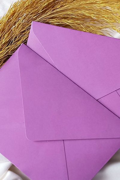 Dekorden Purple Invitation Envelope, 13x18 Cm.