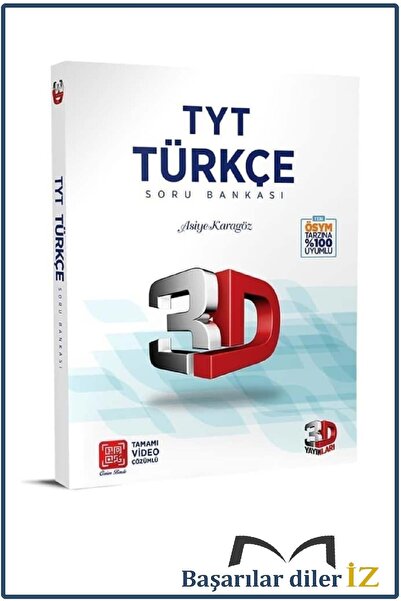 Çözüm Yayınları 3d Yayınları Yks Tyt Türkçe Soru Bankası Tamamı Video Çözümlü...