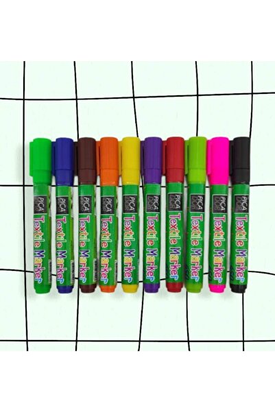 Picador Tekstil Kumaş Boyama Kalemi 10 Renk