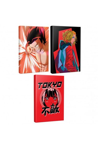 Halk Kitabevi 3 Notebook Fearless - Tokyo Revengers - Punch
