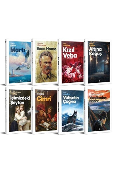 Halk Kitabevi Eşsiz Dünya Klasikleri Serisi - 8 Kitap