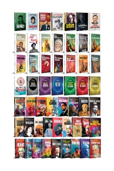 HalkKitabevi Unutulmaz Hayatlar 54 Kitap