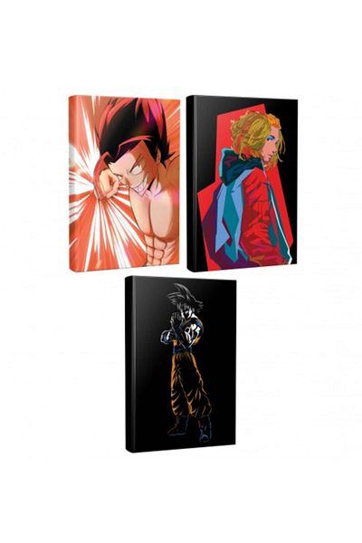 Halk Kitabevi 3 Notebook Goku - Tokyo Revengers - Punch