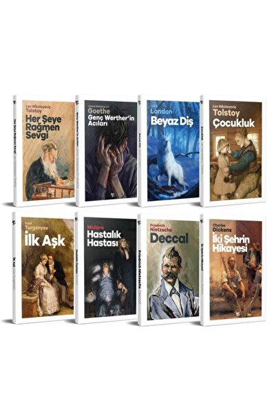 Halk Kitabevi Karma Dünya Klasikleri Serisi - 8 Kitap