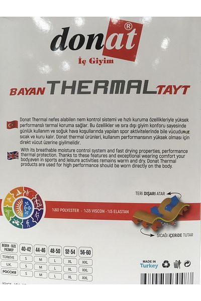 Donat Colanți termici de iarnă pentru femei (lenjerie de corp)