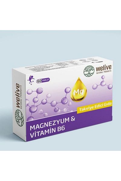Welive Food Supplement Containing Magnesium andVitaminB6