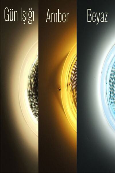 KaraçamDekor Led Işıklı Çeyrek Daire Banyo Ve Konsol Aynası