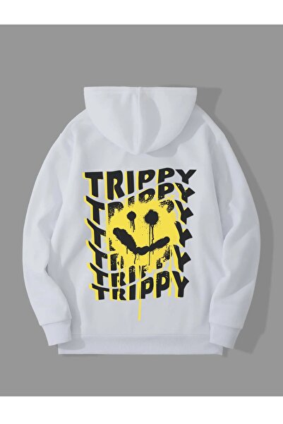 Deocept Hanorac oversize cu imprimeu Trippy