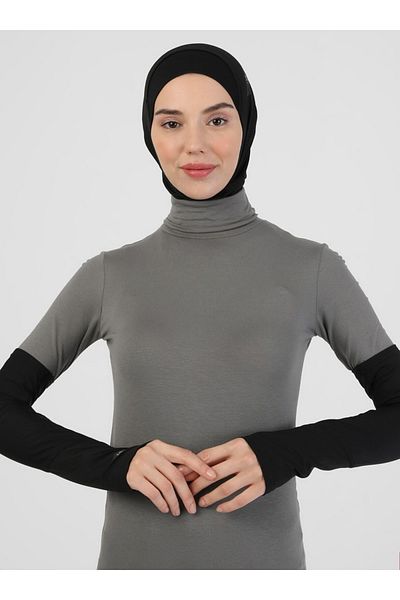 Ecardin Premium Black Sports Athletic - Comfortable and Flexible, Porous Sleeve - St096