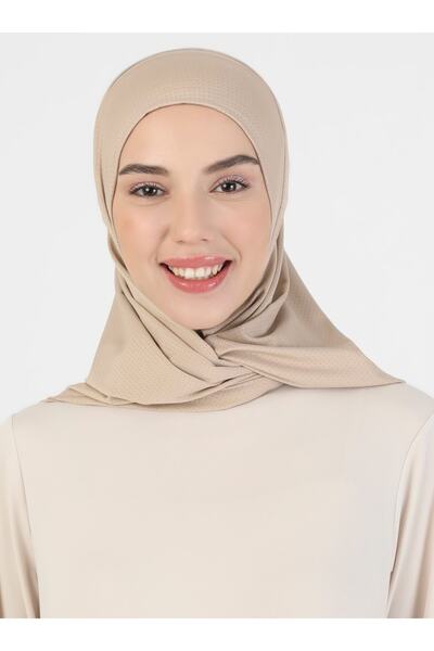 Ecardin Hanfendy Series Premium Scarfs Hijab Hijab Turban- St058 Light Mink
