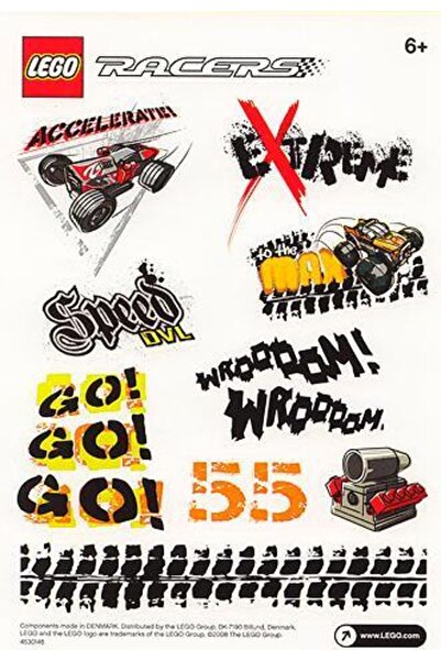 LEGO Racers 4530146 Sticker Sheet