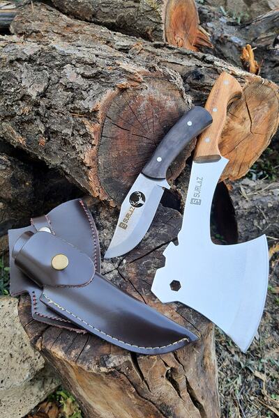 SürLaz Outdoor Balta Nacak Bıçak 2'li Set