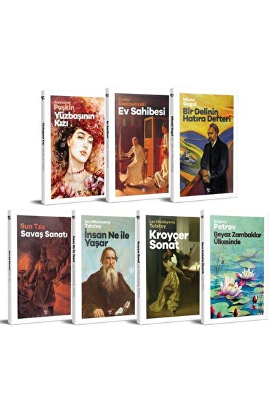 Halk Kitabevi Çok Okunan Dünya Kitapları Serisi - 7 Kitap