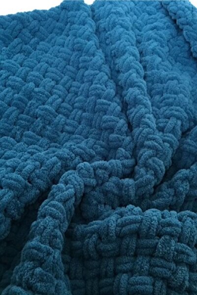 Mintimia Bebek Battaniyesi Kışlık-kalın Petrol 85*85 Cm