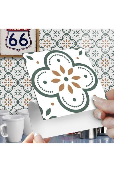 hedefPLUS Muftak Banyo Fayans Kaplama Duvar Dekorasyon Sticker Folyo 30 Adet ...