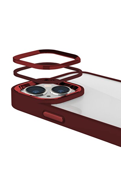 Buff Iphone 13 New Air Bumper Kılıf Plum