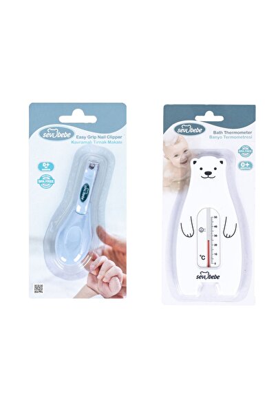 Sevi Bebe Bakım Seti (kolay Kavrama Makas+banyo Termometresi)