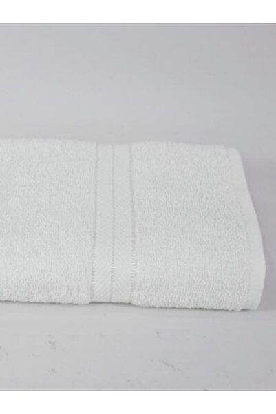 Şelale Can Extra Soft Water Absorbent 90x140 White Single Bath Towel