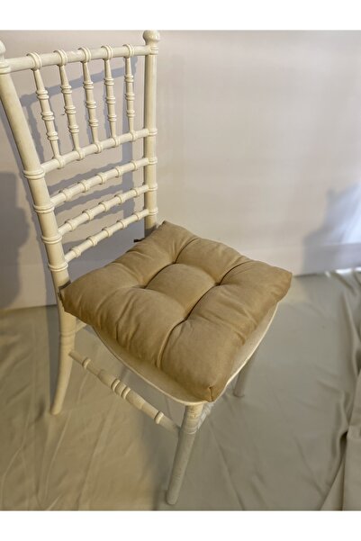 JANGEAR Sandalye Minderi Pofidik 40×40& Lüx Köşeli Bağcıklı,