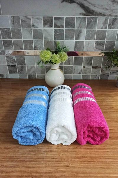 MODANTY 50x90 cm 100% bumbac prosop pentru mâini și față - set de 3 prosoape
