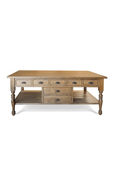 sepetimorganik Ahşap Mutfak Konsolu