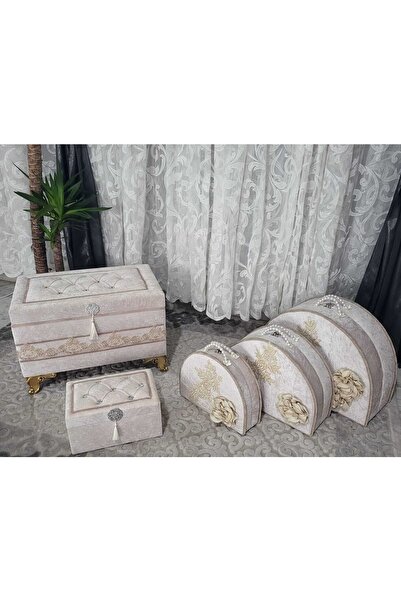 VK CAN MAĞAZALARI Çeyiz Sandıkları Söz Nişan Bohça Gelin Düğün Çeyiz Sandık 5...