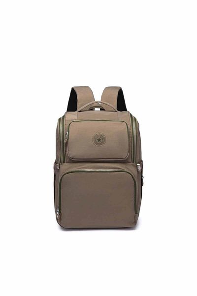 SMART BAGS حقيبة ظهر ذكية للأم والطفل 2022-3000 بني فاتح