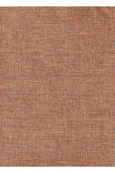 Enesar Home Turuncu Keten Döşemelik Kumaş Premium Dokuma 177