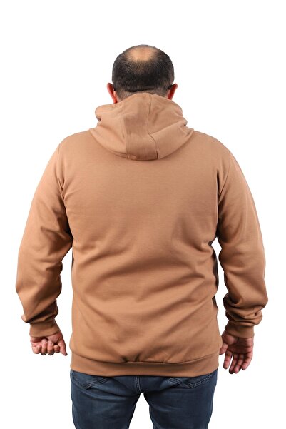 Starbattal Μεγάλο μέγεθος Sweat Hood Ninety One 22724-σκούρο καφέ