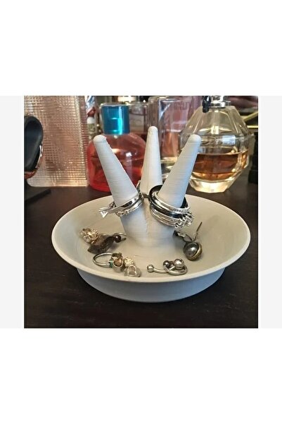 TuransoyCraft Modern Bowl Ring Jewelry Stand