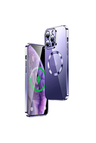 m.tk moveteck Iphone 14 Pro Max Kılıf Kamera Lens Korumalı Manyetik Magsafe K...