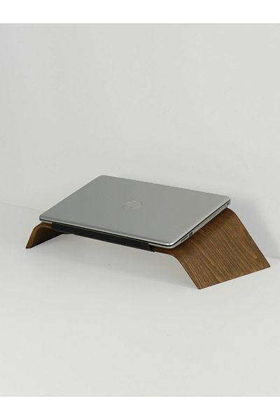 Fagus Wood Natural Wood Laptop Table Stand And Riser Notebook Holder