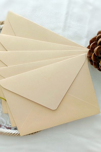 Dekorden Cream Invitation Envelope, 13x18 Cm.