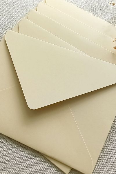 Dekorden Cream Invitation Envelope, 13x18 Cm.