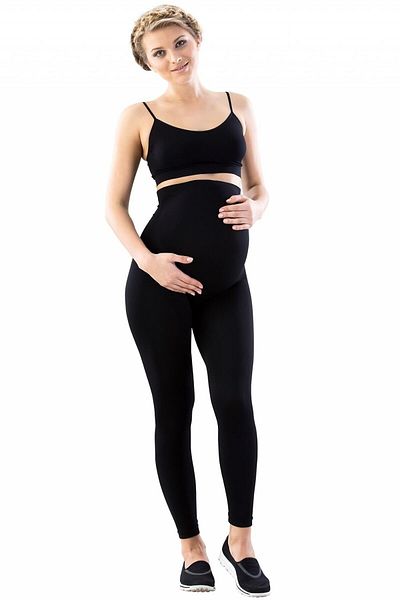 Emay Women's Comfortable Maternity Tights Black 5400S