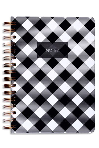 Matt Notebook A5 15x21 Cm Spiral Liniat Blocnotes Nedatat În carouri