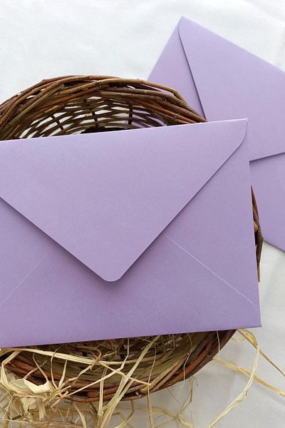 Dekorden Lilac Invitation Envelope, 13x18 Cm.