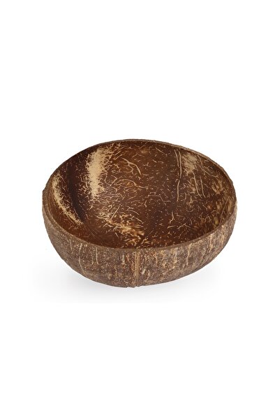 Gaia's Store Natural Hindistan Cevizi Kase Ve Abanoz Kaşık - Coconut Bowl