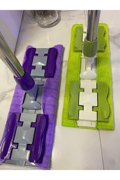 MOLTO Sihirli Teleskobik Mop ( 1 Bez ) Teleskopik Mikrofiber Mop Seti Mp1