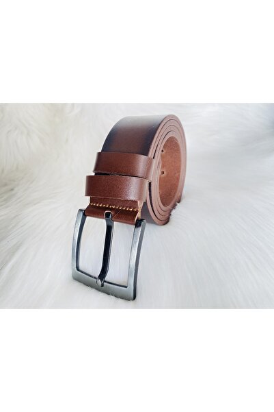 Rse Leather Goods حزام جلد طبيعي بني