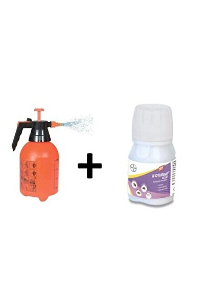 Bayer 50 ml K-othrine Sc 50 Kokusuz Genel Amaçlı Haşere Öldürücü  2lt Manuel Sprey Pompa