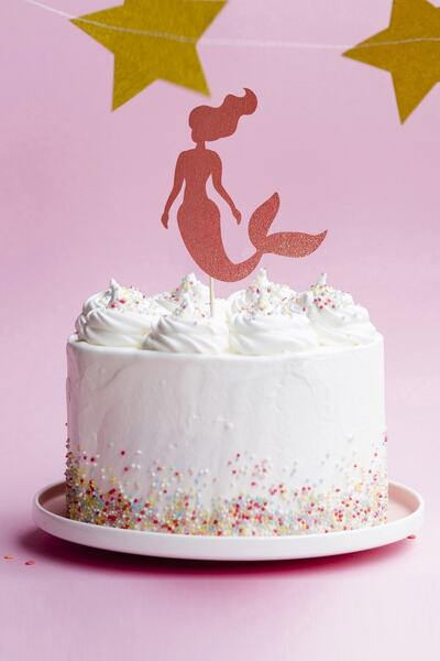 Woop Woop Deniz Kızı Temalı Parti Seti (12Lİ CUPCAKE SÜSÜ, 2Lİ PASTA SÜSÜ, 20...