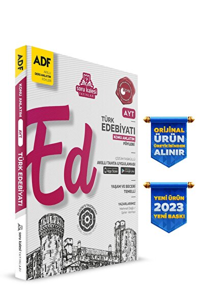 Soru Kalesi Yayınları Ayt Edebiyat Konu Anlatımı Adf Föyleri