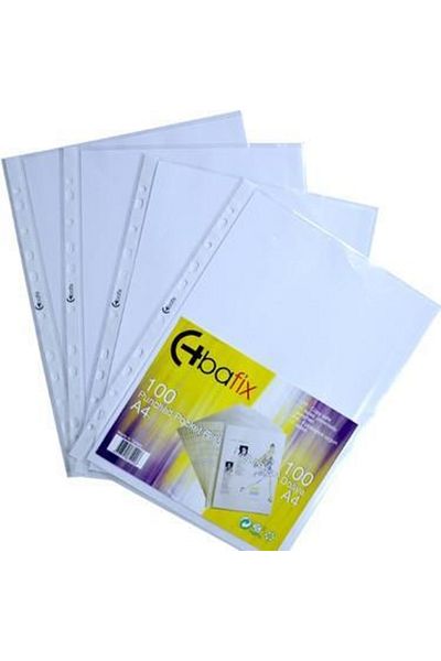 Bafix Bag File 100 Pieces A4-1-Pack