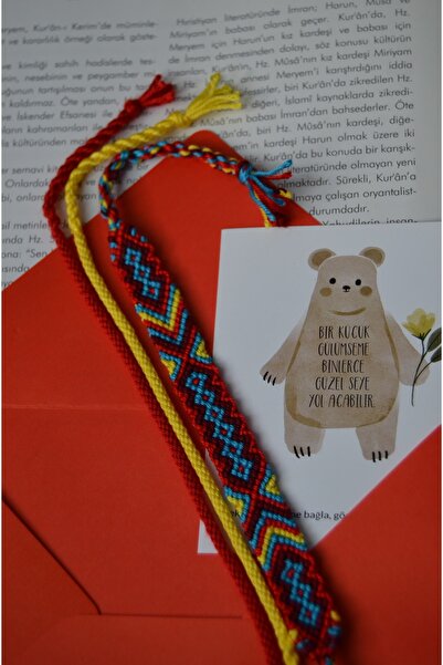 Bidüğüm مجموعة أساور بتصميم ملون للجنسين - صناعة يدوية لصداقة الأصدقاء