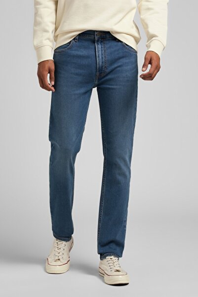 Lee Rider Slim Fit Dar Kesim Normal Bel Esnek Jean Kot Pantolon