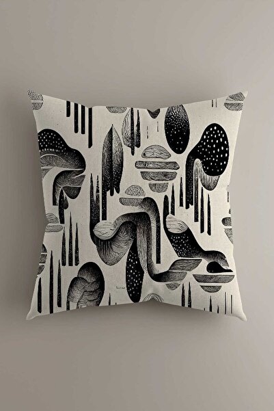 LadiesHome Husă decorativă pentru pernă decorativă digitală cu două fețe, cu ...